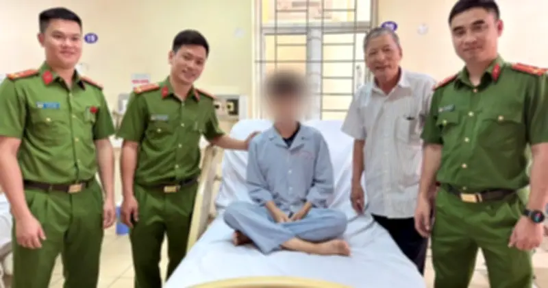 Đại úy công an cõng nam sinh đuối nước chạy hơn 200m giành sự sống