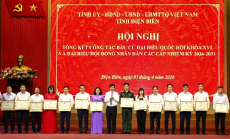 Điện Biên Tuyên Dương Tập Thể, Cá Nhân Xuất Sắc Trong Công Tác Bầu Cử