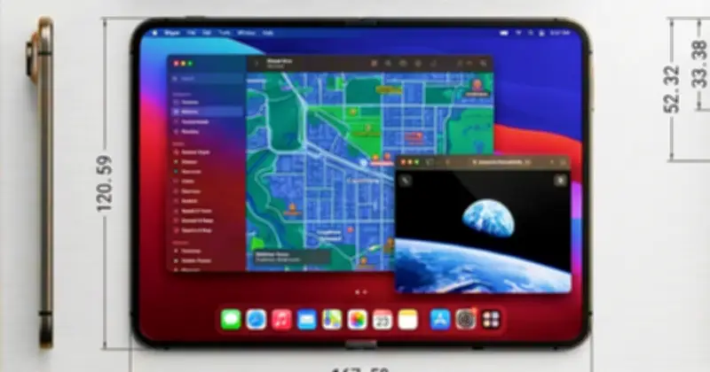 iPhone gập mỏng hơn dự kiến, camera selfie đặt góc lạ