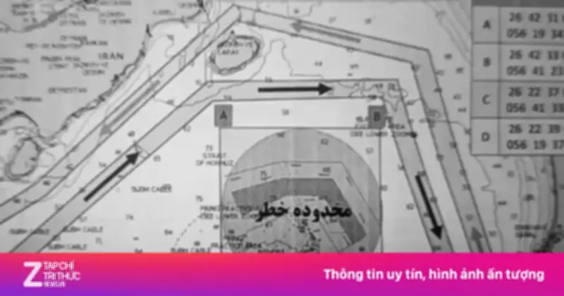 Iran công bố bản đồ tuyến hàng hải thay thế tại eo biển Hormuz để tránh thủy lôi