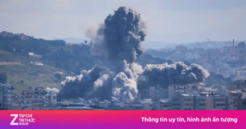 Israel Tăng Cường Không Kích Dữ Dội Vào Lebanon Giữa Lệnh Ngừng Bắn