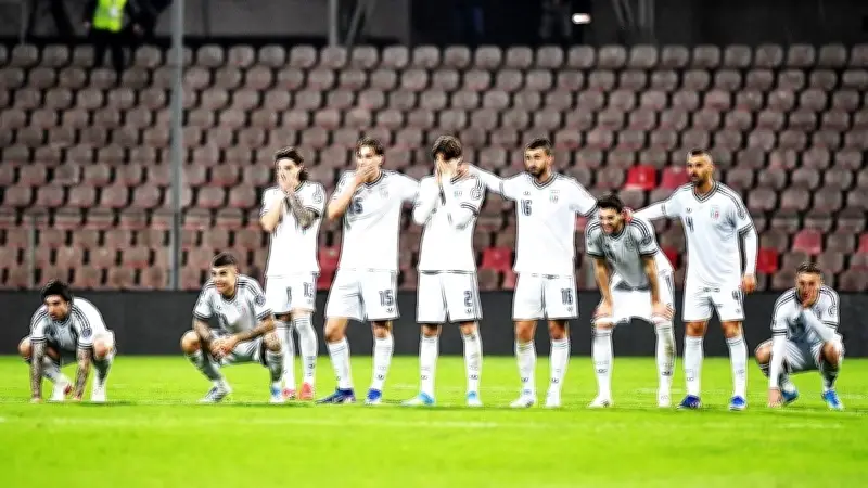Italia chính thức vắng mặt tại World Cup 2026 sau thất bại ở loạt sút luân lưu trước Bosnia