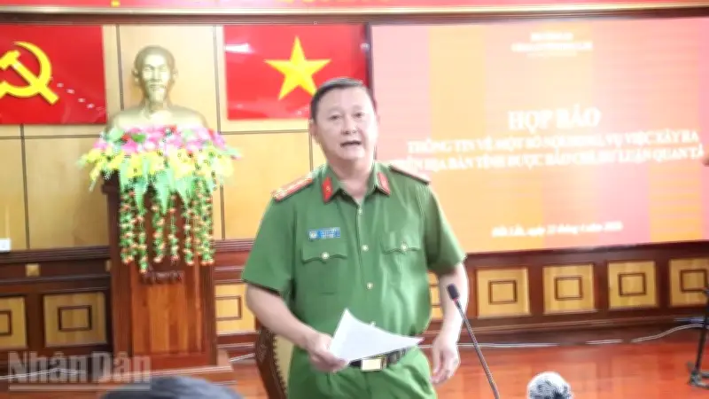 Đắk Lắk: Công an họp báo làm rõ vụ tai nạn học sinh tử vong, khởi tố cảnh sát