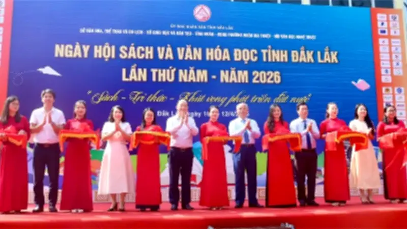 Đắk Lắk khai mạc Ngày Sách và Văn hóa đọc lần thứ 5 với nhiều hoạt động sôi nổi