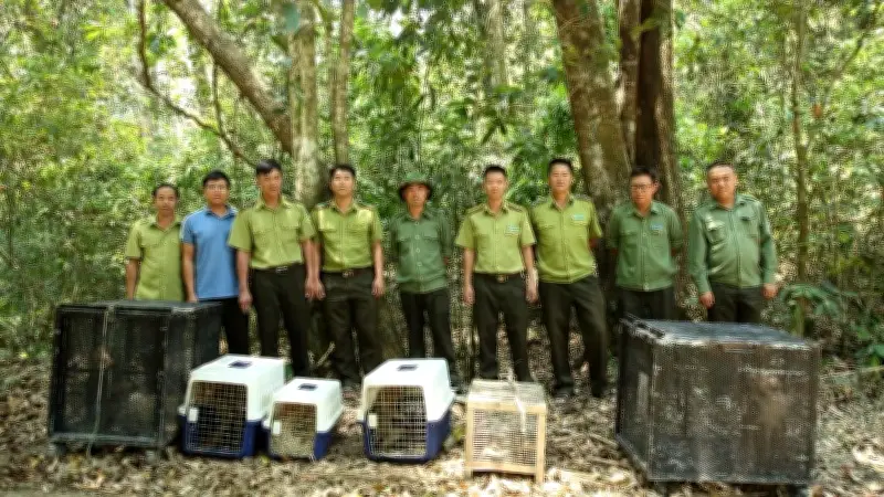 Đắk Lắk thả 6 cá thể động vật hoang dã về rừng tự nhiên