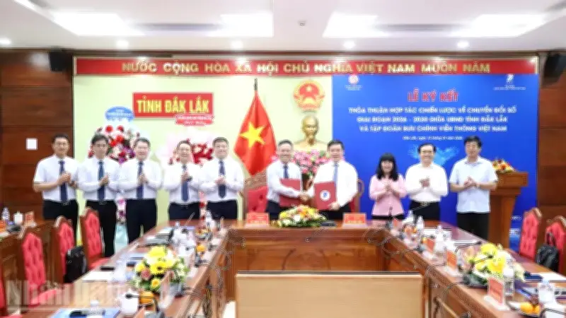 Đắk Lắk và VNPT ký kết hợp tác chuyển đổi số giai đoạn 2026-2030