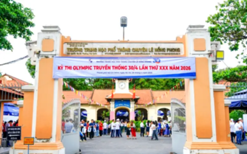 Kỳ thi Olympic 30/4 của THPT chuyên Lê Hồng Phong được xác lập kỷ lục Việt Nam