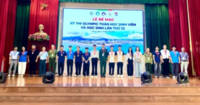 Kỳ thi Olympic Toán học sinh viên toàn quốc lần thứ 32 khép lại với hơn 300 giải thưởng