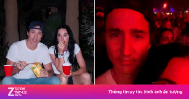 Katy Perry và cựu Thủ tướng Canada Justin Trudeau hẹn hò thân mật tại Coachella 2026