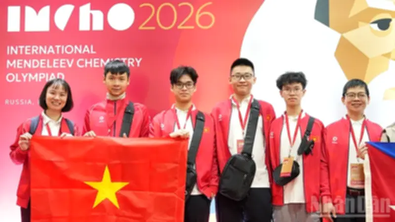 Khai mạc Olympic Hóa học quốc tế Mendeleev lần thứ 60 tại Nga với sự tham gia của đội tuyển Việt Nam
