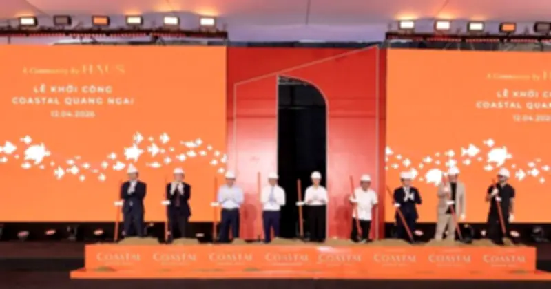 Khởi Công Dự Án Coastal Quảng Ngãi - Cộng Đồng Đô Thị Biển Hiện Đại 94ha