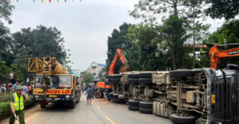 Khởi tố tài xế xe đầu kéo đè bẹp ô tô con và xe máy, khiến 2 người tử vong