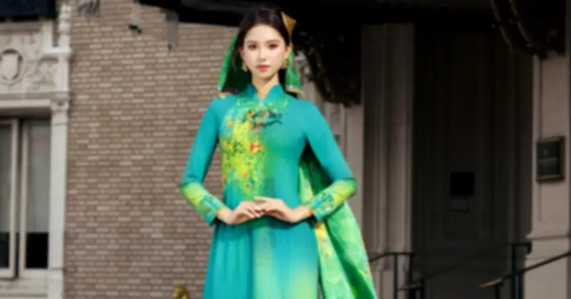 Khăn Lụa Biến Hóa: Từ Phụ Kiện Truyền Thống Đến Tác Phẩm Nghệ Thuật Trong Áo Dài