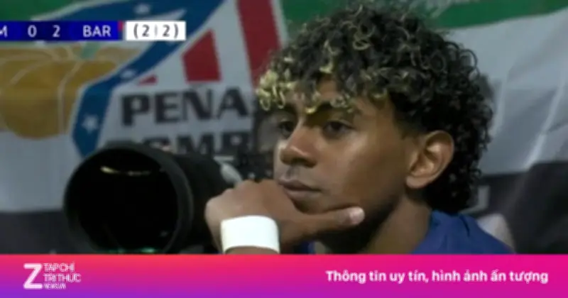 Khoảnh khắc 'triệu view' của Yamal: Ngôi sao trẻ tỏa sáng dù Barcelona dừng bước