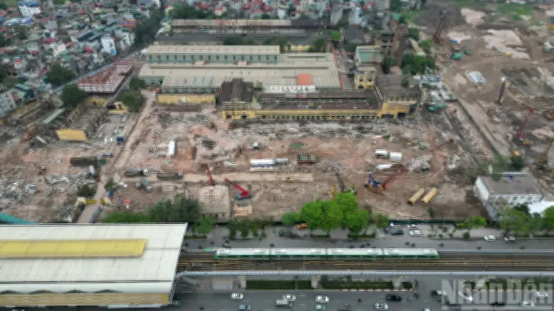 Khu đất Cao Xà Lá Hà Nội đang được thi công, hình thành diện mạo đô thị mới