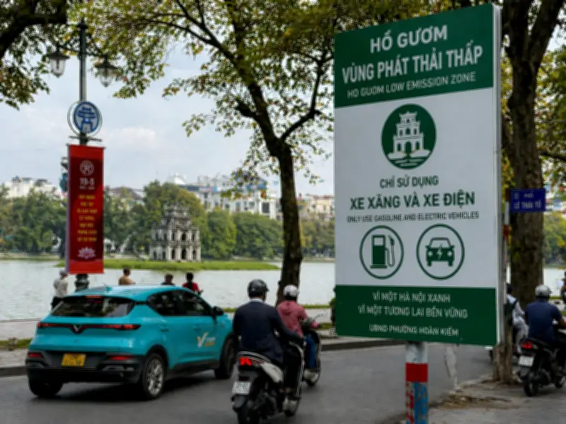 Kiểm tra vùng phát thải thấp tại Hà Nội bằng bản đồ tương tác