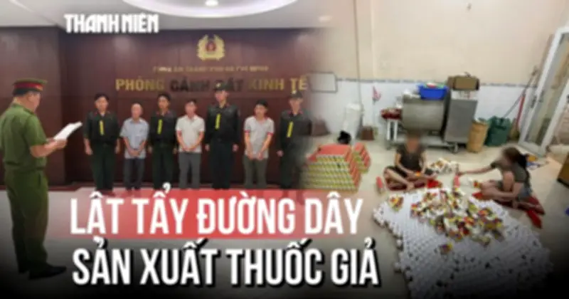 Kinh Hoàng Đường Dây Sản Xuất Thuốc Giả Quy Mô Lớn Bị Triệt Phá