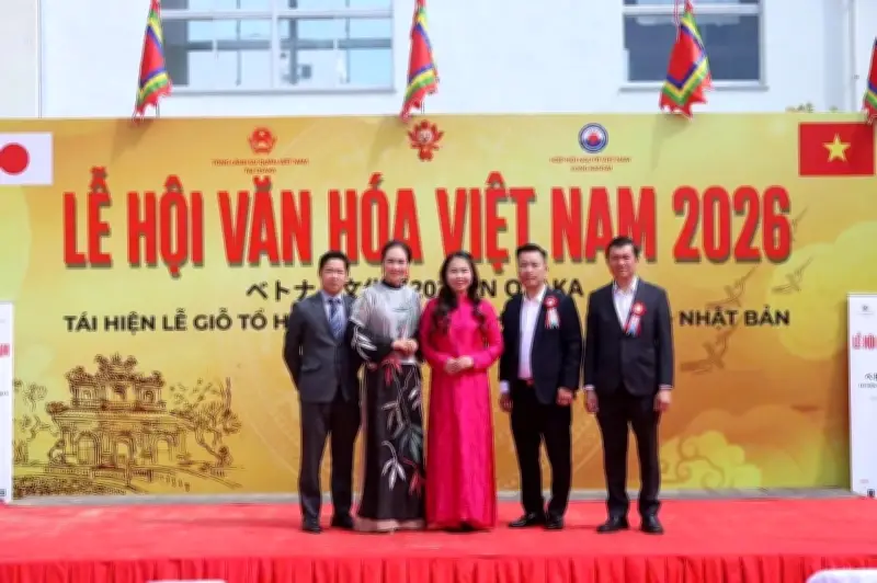 Kiều bào xúc động khi tham gia tái hiện Giỗ Tổ Hùng Vương tại Nhật Bản
