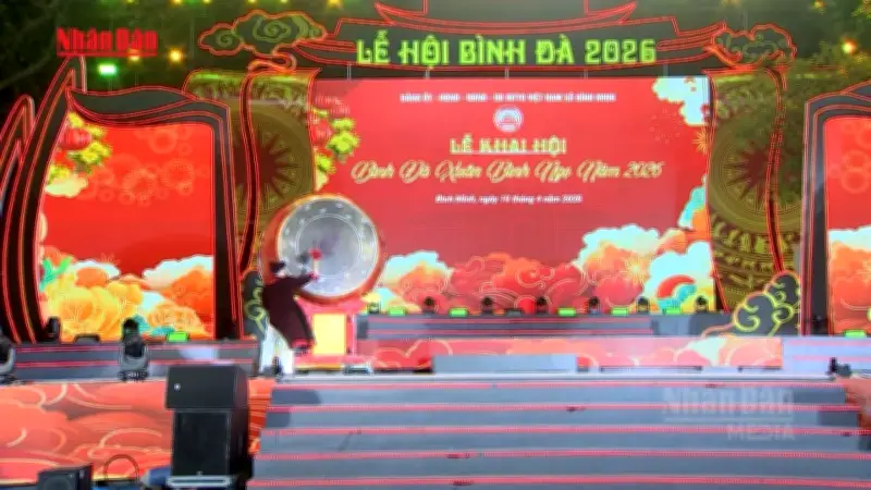 Lễ hội Bình Đà 2026 chính thức khai mạc, lan tỏa hào khí lạc hồng