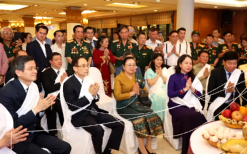 Lễ đón Tết Bun Pi-may tại Hà Nội: Củng cố quan hệ đặc biệt Việt - Lào