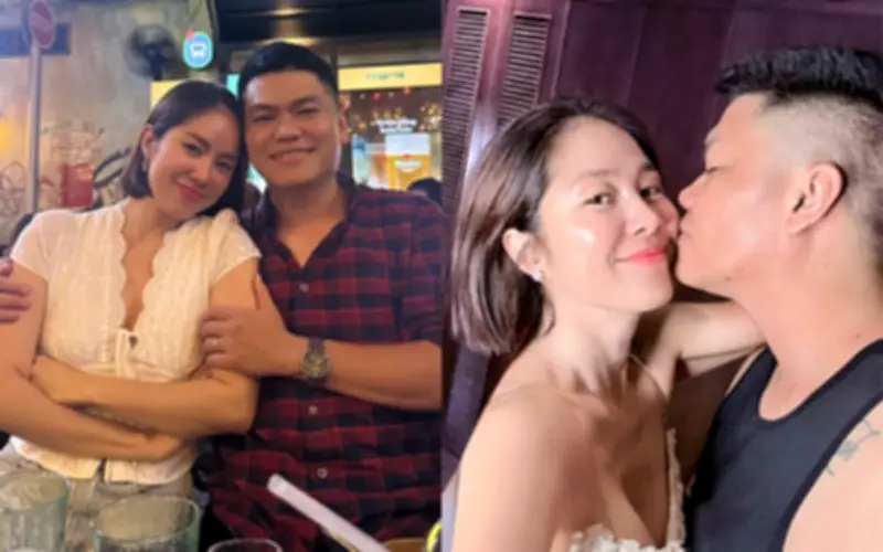 Lê Phương được chồng trẻ khen vợ ngày càng đẹp, ảnh lộ qua mạng xã hội