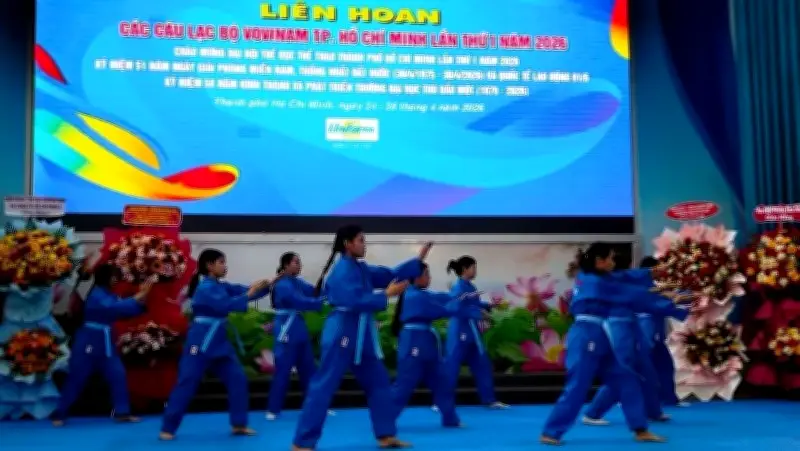 Liên hoan Vovinam TP.HCM lần thứ I quy tụ hơn 300 võ sinh
