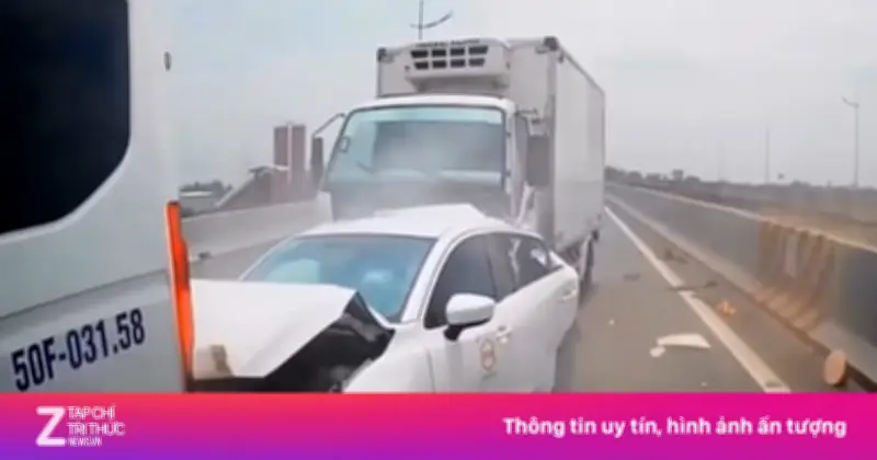 Liên Tiếp Tai Nạn Trên Cao Tốc TP.HCM - Trung Lương, Ùn Tắc Nghiêm Trọng Kéo Dài