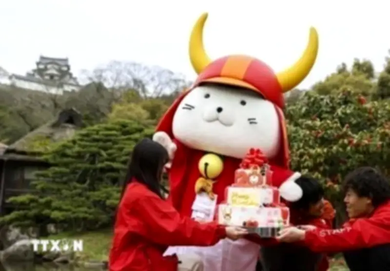 Linh vật được yêu mến tại Nhật Bản chào đón tuổi 20