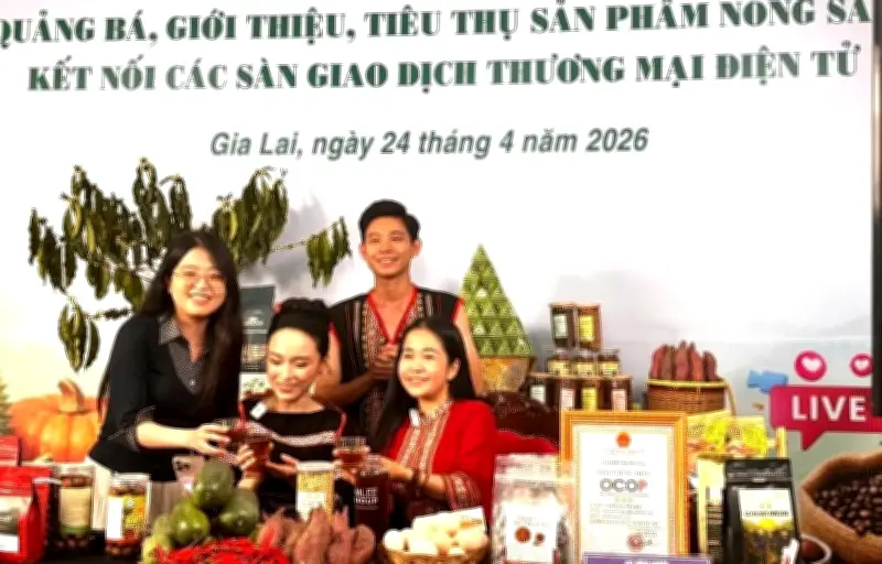 Livestream chiến lược giúp nông sản Gia Lai vươn xa trên thị trường số