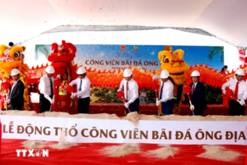 Lâm Đồng khởi công chỉnh trang khu vực bãi biển Đa Ông Địa