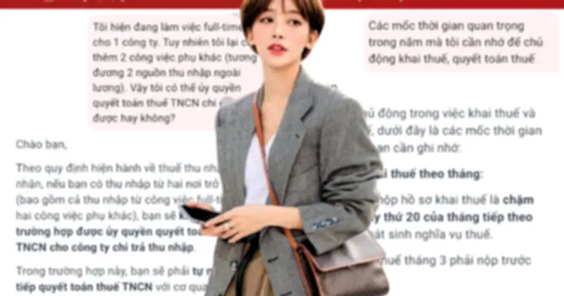 Làm văn phòng kiêm freelancer: Lưu ý quan trọng về khai thuế TNCN