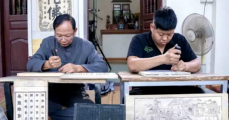 Làng nghề khắc in mộc bản Thanh Liễu 600 năm tuổi và hành trình hồi sinh di sản