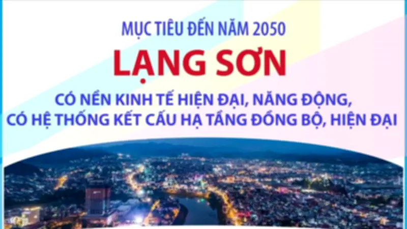 Lạng Sơn công bố mục tiêu phát triển kinh tế - xã hội đến năm 2030 và 2050