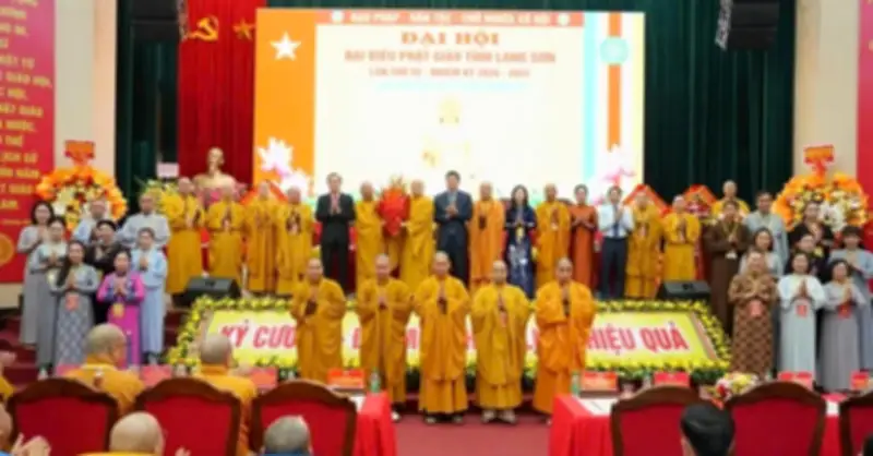 Lạng Sơn tổ chức Đại hội Phật giáo nhiệm kỳ mới với phương châm 'Kỷ cương - Đổi mới'