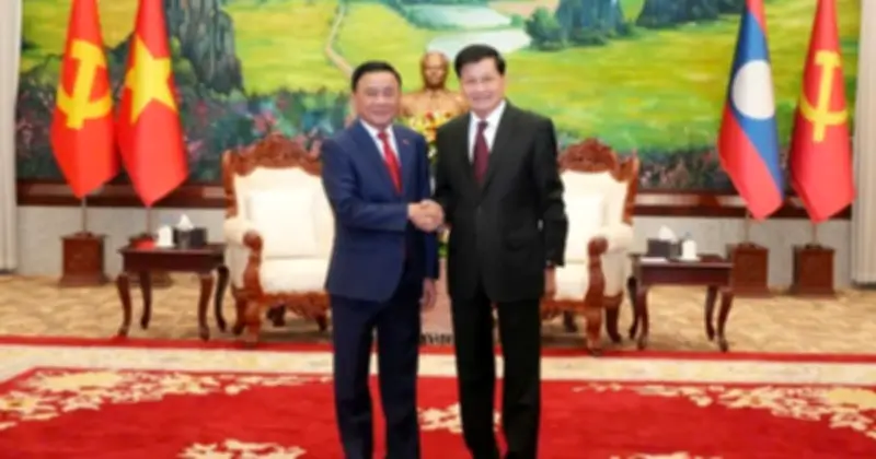 Lãnh đạo Lào đánh giá cao chuyến thăm của Thường trực Ban Bí thư Trần Cẩm Tú