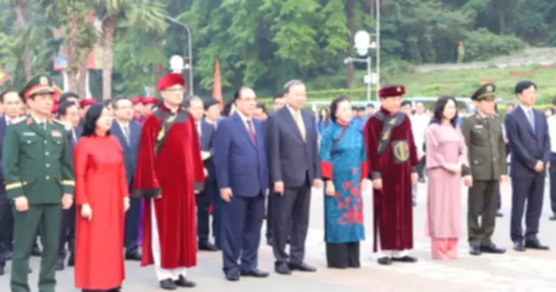 Lãnh đạo Đảng, Nhà nước dâng hương tưởng niệm các Vua Hùng