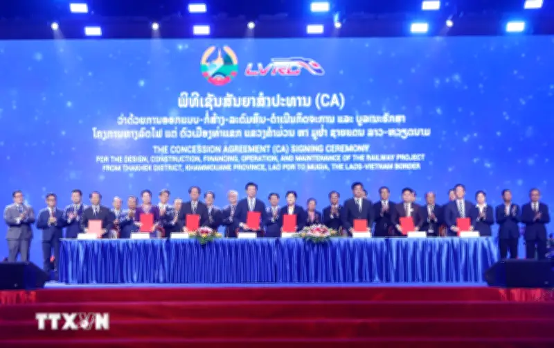 Lào Thúc Đẩy Hiện Thực Hóa Tuyến Đường Sắt Kết Nối Trực Tiếp Với Việt Nam