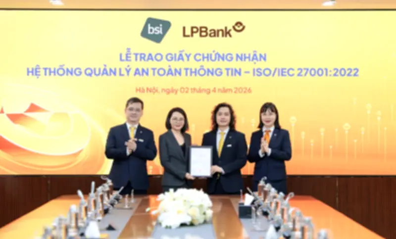 LPBank đạt chuẩn ISO/IEC 27001:2022, nâng tầm bảo mật trong kỷ nguyên số