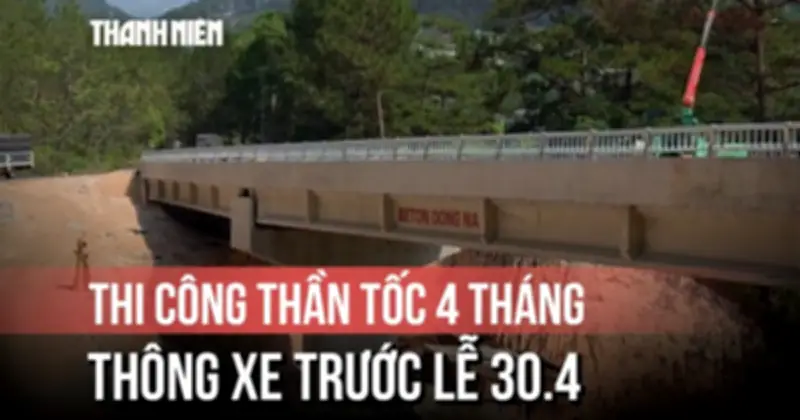 Đà Lạt sắp thông xe cầu cạn trên đèo Mimosa, hết thời thấp thỏm vì sạt lở