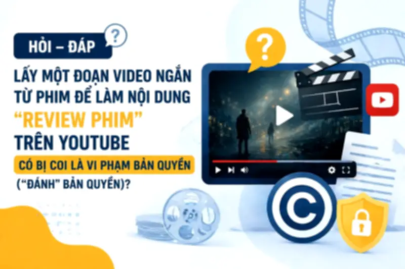Lấy video ngắn từ phim làm review trên YouTube có vi phạm bản quyền?