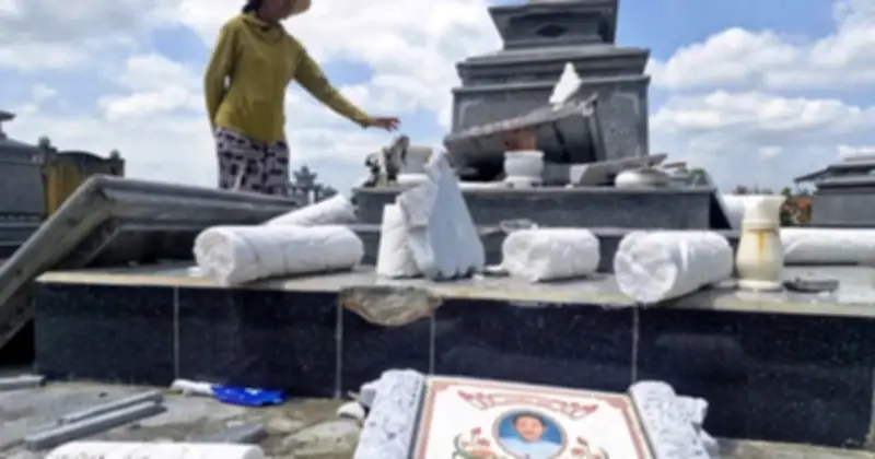 Mộ bà mẹ Việt Nam anh hùng bị đập phá ở Đà Nẵng, công an vào cuộc điều tra