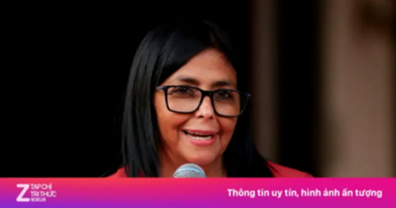 Mỹ dỡ bỏ trừng phạt Tổng thống lâm thời Venezuela Delcy Rodriguez