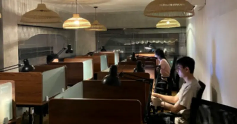 Mô hình kinh doanh không bán nước, chỉ bán không gian học tập