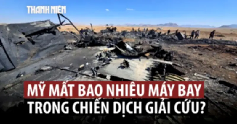 Mỹ Phá Hủy Máy Bay Trong Chiến Dịch Giải Cứu Phi Công Ở Iran, Tổn Thất Lớn