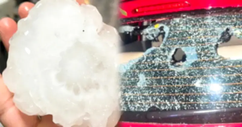 Mưa đá khổng lồ tàn phá xã Bắc Hà, Lào Cai: Mái nhà thủng, cây trồng dập nát