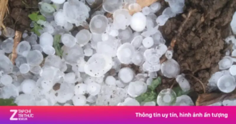 Mưa đá xuất hiện ở miền Bắc tháng 4: Có bất thường?