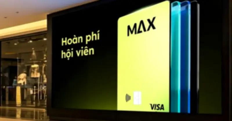 Max Card: Tối ưu chi tiêu, nhận về 18 triệu đồng hoàn tiền mỗi năm