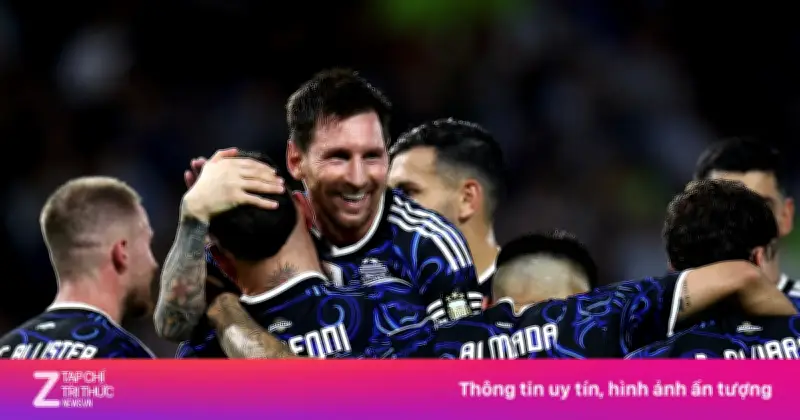 Messi Tỏa Sáng, Argentina Đè Bẹp Zambia 5-0 Trong Trận Giao Hữu Quốc Tế
