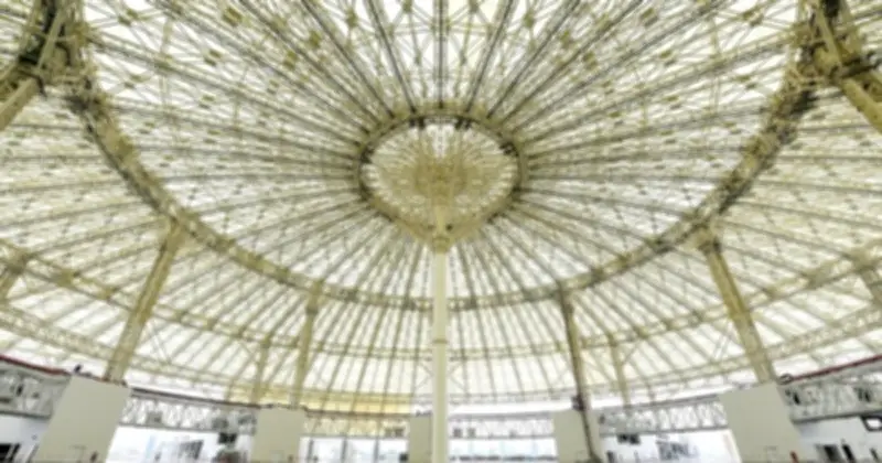 Mái vòm thép khổng lồ tại Trung tâm Triển lãm Quốc gia: Kỳ tích kỹ thuật và áp lực tiến độ