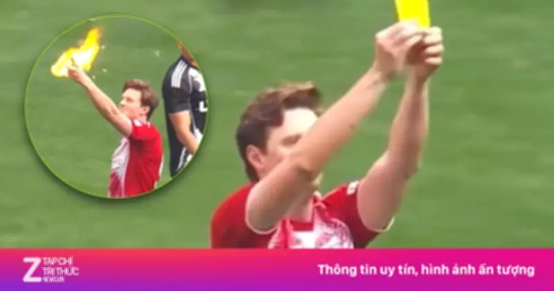 Màn ảo thuật đốt tờ 100 USD thành vàng lá gây sốt tại sân Wembley